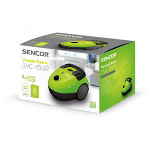 Sencor SVC 45GR-EUE3 porzsákos porszívó zöld